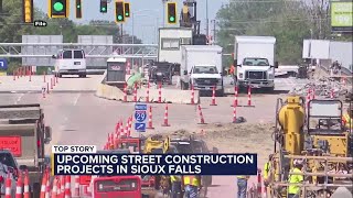 A look at upcoming street construction projects in Sioux Falls