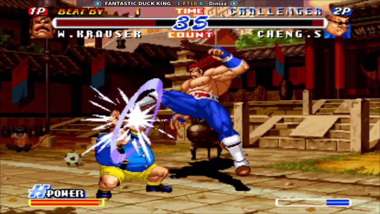 Real Bout Fatal Fury 2 || FANTASTIC DUCK KING (BR) Vs Dinizz (BR) Play Date 30 June 25