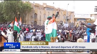 Hundreds rally in Niger demanding departure of U.S. troops