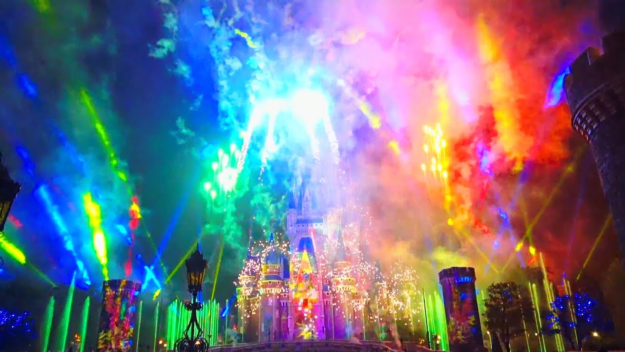 【4K】TDL Celebrate! Tokyo Disneyland ／ セレブレイト！東京ディズニーランド 【7/16 キャッスルフォアコート後方花壇後ろ ※２回目】