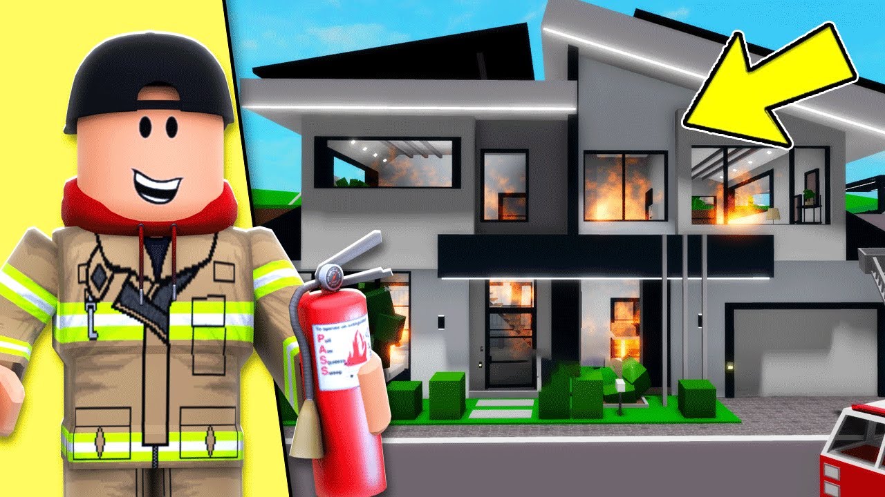 I Became A FIREFIGHTER In Brookhaven.. (Brookhaven RP)