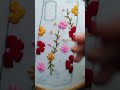 hand embroidery mobile cover stitching tutorial #হাতেরকাজ #handembroid #yesminscreativeworld #reels