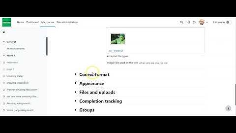 How to Add a Course Image in Moodle