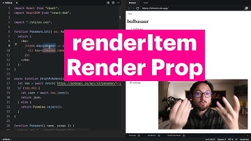 The renderItem Render Prop
