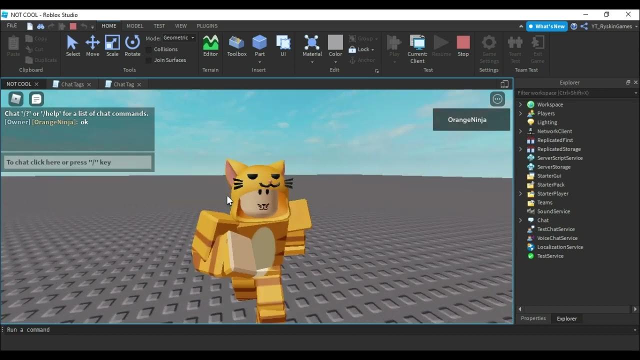 How to make custom name tags in roblox studio youtube