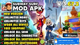 UPDATE SUBWAY SURF MOD APK NEW 2026 VERSION 3 67 2 Unlimited Money Unlock All Character