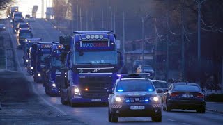 Llega el convoy militar de EE. UU. a Rumanía para reforzar las tropas de la OTAN