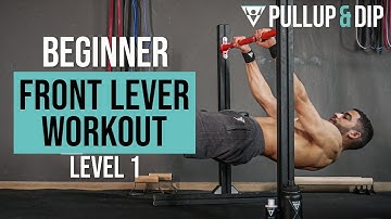 Front Lever Beginner Workout [Level 1]