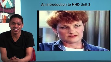 VCE HHD - Unit 3 Introduction