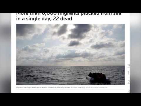 ხმელთაშუა ზღვაში 6 000–ზე მეტი მიგრანტი გადაარჩინეს