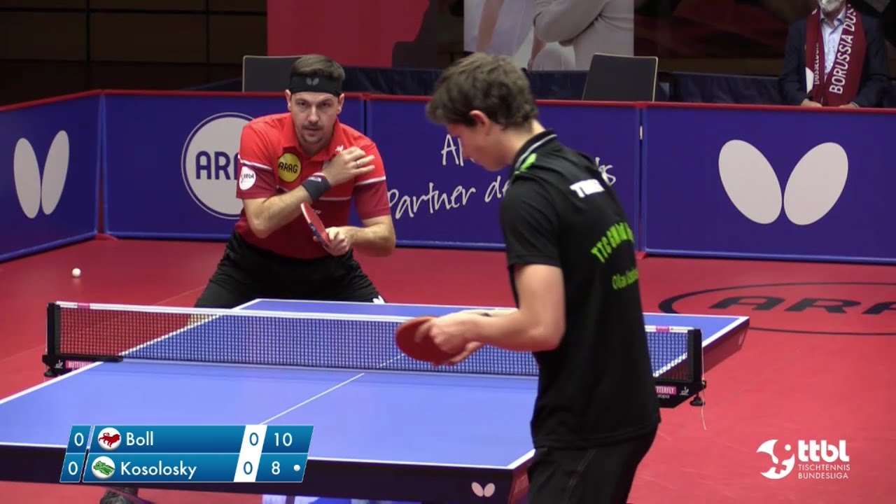 Timo Boll vs Olav Kosolosky | German Cup 2020/2021