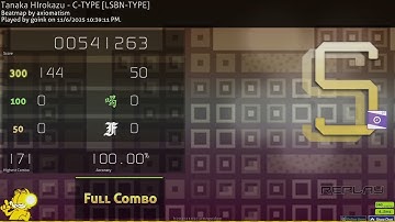 Day 609 of C-TYPE until slideracc is optional in osu! lazer