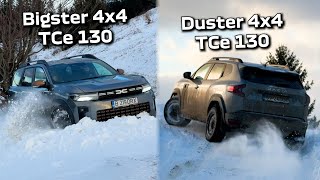 Dacia Bigster 4x4 VS Duster 4x4 Snow Offroad