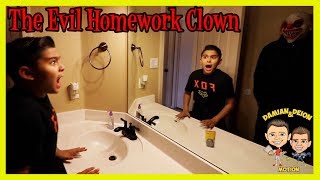 THE EVIL HOMEWORK CLOWN | D&D SQUAD BATTLES | DAMIAN & DEION IN MOTION