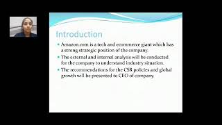 Presentation of Amazon.com