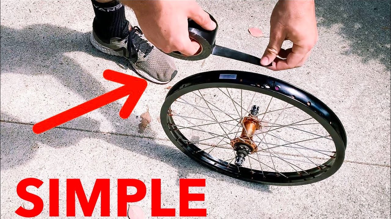 How to Make a Rim Strip for a Bike Wheel 