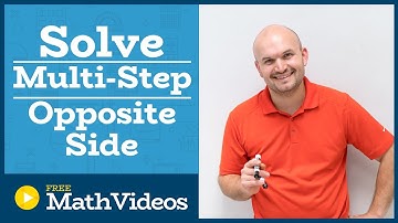 Master Solving a multi step equation with the variable on opposite sides