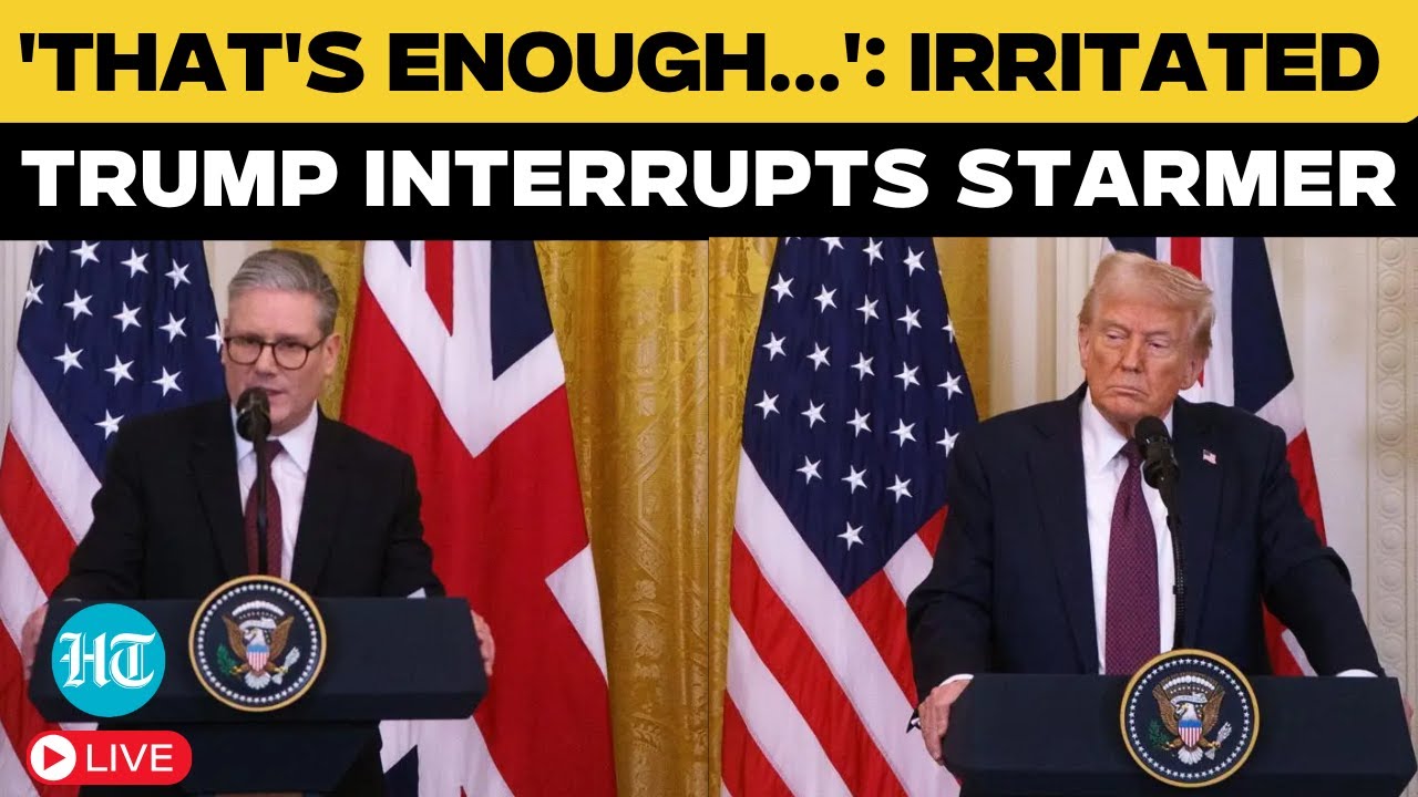 LIVE | ‘That’s Enough': Donald Trump Interrupts UK PM Keir Starmer, Shoots Down Question On Can