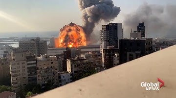 Beirut explosion  Video shows new angle of the massive blast