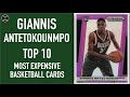 Giannis Antetokounmpo: Top 10 Most Expensive Basketball Cards Sold on Ebay (May - July 2021)