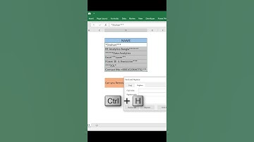 Advanced find & replace in excel