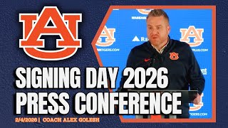 Alex Golesh Breaks Down Auburn’s Transfer Portal, Recruiting & Staff | National Signing Day screenshot 4