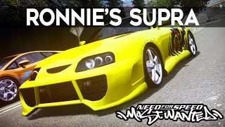 Ronnie's Toyota Supra / NFS Most Wanted Resimi