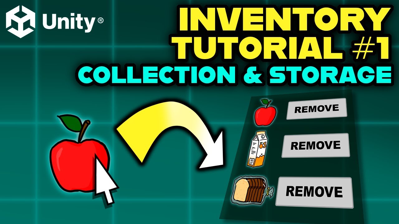 Unity Inventory Tutorial Part 1: Collection & Storage