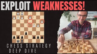 How to Identify and Exploit WEAKNESSES - Chess Strategy Deep Dive #1