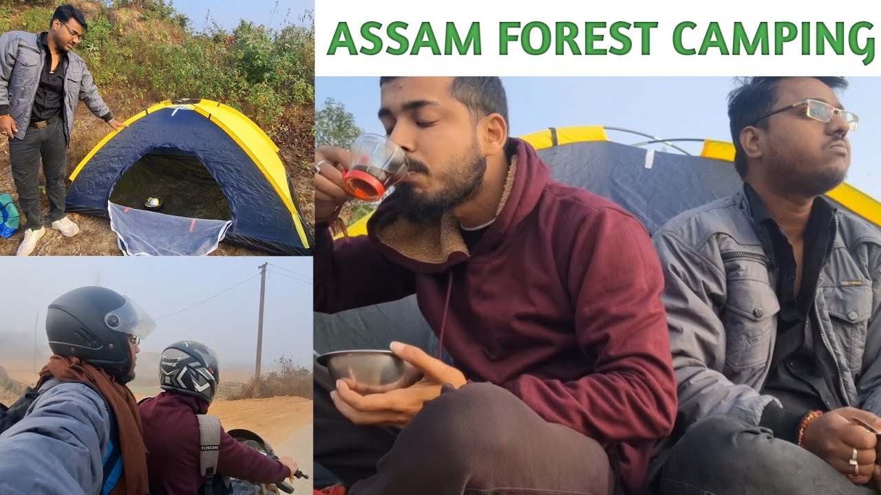 ASSAM FOREST CAMPING IN WINTER SOLO SURVIVAL NIGHT CAMPING | COOKING RIVER FISHING ADVENTURE 🔥
