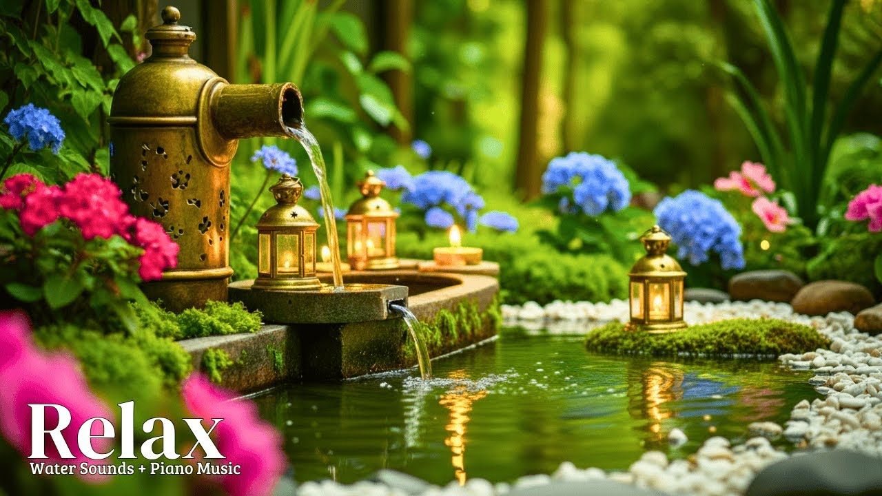 Soothing Relaxing Music & Water Sounds 🍃 Peace of Mind, Anxiety Relief