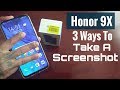 Honor 9X  (3 Ways To Take A Screenshot Share & Edit Them)