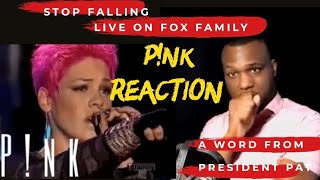 P!nk | Stop Falling | Live on Fox Family | REACTION VIDEO