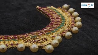 Ruby Stone Necklace Gold - Latest 