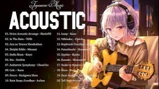 Best Acoustic Japanese Song 🎸 Relaxing Japanese Acoustic Music