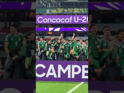#Sub20 | ¡Nada como el momento en el que levantas el trofeo de campeón! 🤩🏆