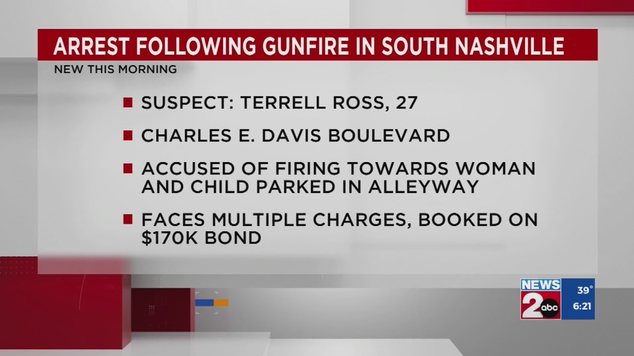 Man arrested after gunfire in South Nashville - YouTube