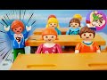 Playmobil Rodzina Wróblewskich  - PIERWSZY DZIEŃ EMMY W SZKOLE ! JULIAN BARDZO SIĘ ZEZŁOŚCIŁ!