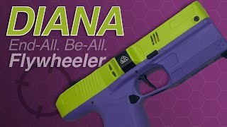 Diana Blaster Overview | Best Nerf Pistol Available | Brushless Flywheel Pistol by HareTech