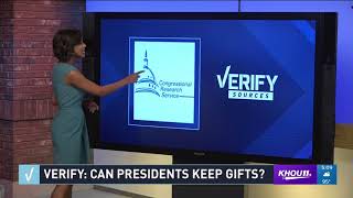 VERIFY: Can Presidents keep gifts from foreign governments?