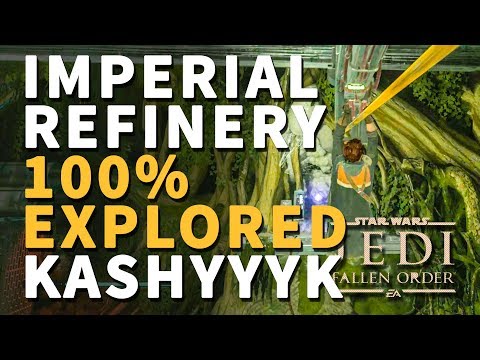 Imperial Refinery 100% Explored Echo, Chests, Collectibles Star Wars Jedi Fallen Order