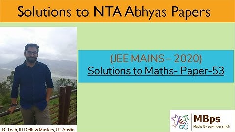 NTA Abhyas Series Paper-53