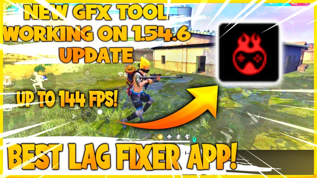 Free Fire New Best Gfx Tool Game Booster Up To 144fps Free Fire Lag Fix 1 54 6 Best Gfx Tool App Youtube