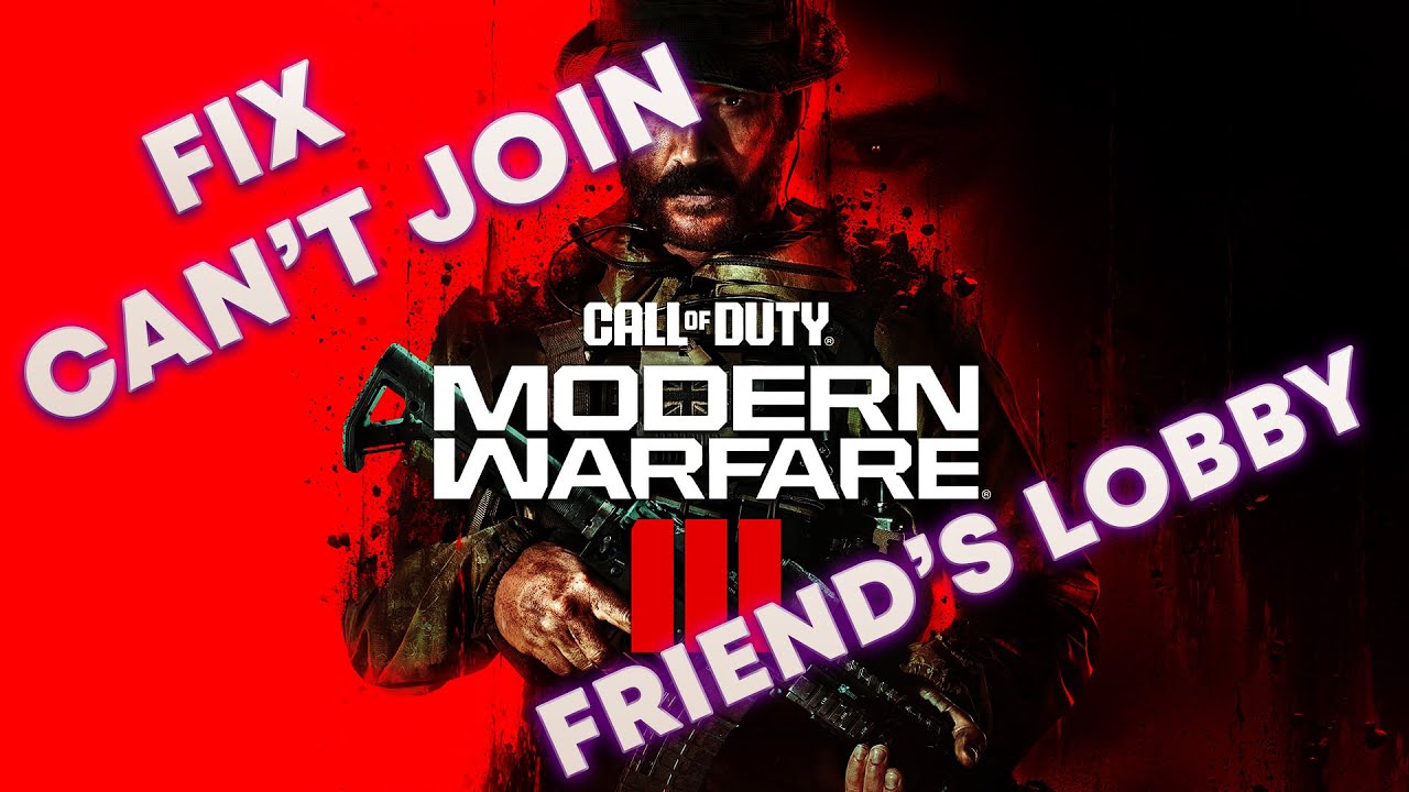 Call of Duty MW3 Cannot Join Friend (or Any) Lobby How To Fix