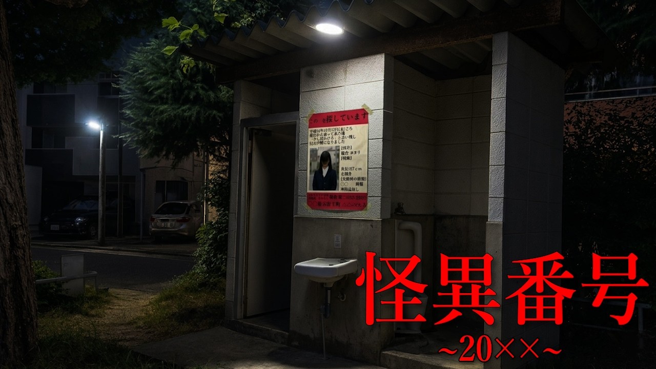 公衆トイレに書かれた番号に電話する平成の都市伝説をテーマにした