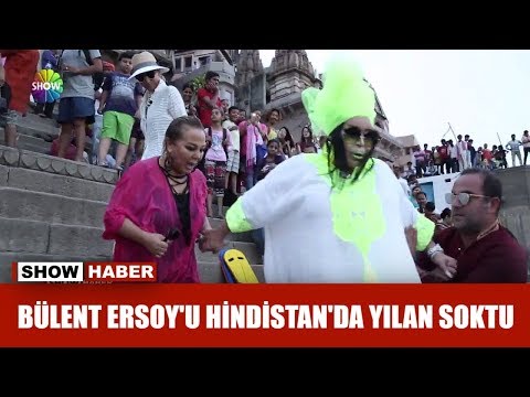 Bülent Ersoy'u Hindistan'da yılan soktu!