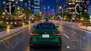 Insane BMW M4 Competition 💚🚘😍 | Ultimate Night Drive 🌙🌌 | Car Driving Multiplayer Gameplay ⚡💫🔥 screenshot 2