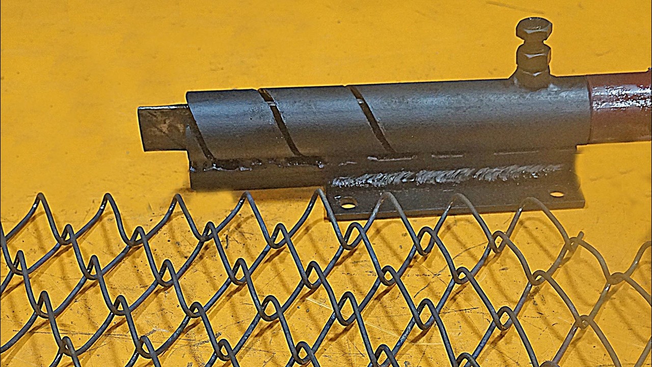 DIY Chain Link Fencing. Manual Chain Link Fencing Machine - YouTube