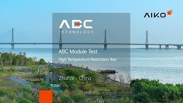 AIKO Panels - ABC Technology Demo High temperature restriction