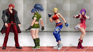 KOF XV All Characters Taunts